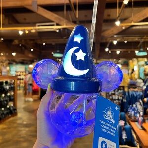 Disney Blue Sorcerer Mickey Light-Up Tumbler